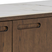Southampton Sideboard With 2 Doors 2 Drawers and 2 Shelves in Cream Ceramic – image 11