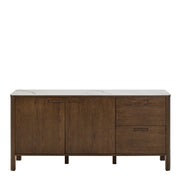 Southampton Sideboard With 2 Doors 2 Drawers and 2 Shelves in Cream Ceramic – image 2