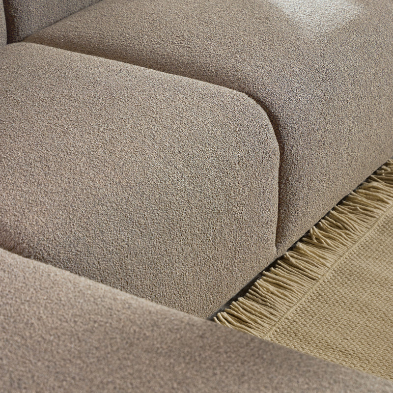 Midfield 2-Seater Chaiselongue Sofa LHF (Reversible Module) in Cona Boucle 1 Fabric, Base – Left-Hand – image 10