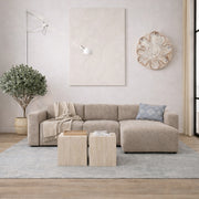 Midfield 2-Seater Chaiselongue Sofa LHF (Reversible Module) in Cona Boucle 1 Fabric, Base – Left-Hand – image 5