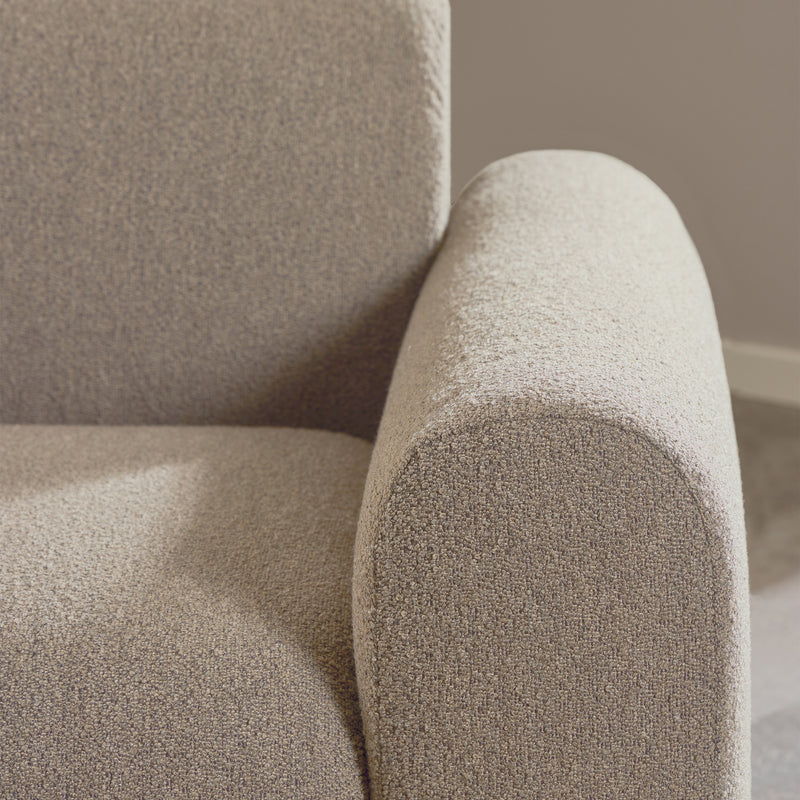 Midfield 2-Seater Chaiselongue Sofa LHF (Reversible Module) in Cona Boucle 1 Fabric, Base – Left-Hand – image 8