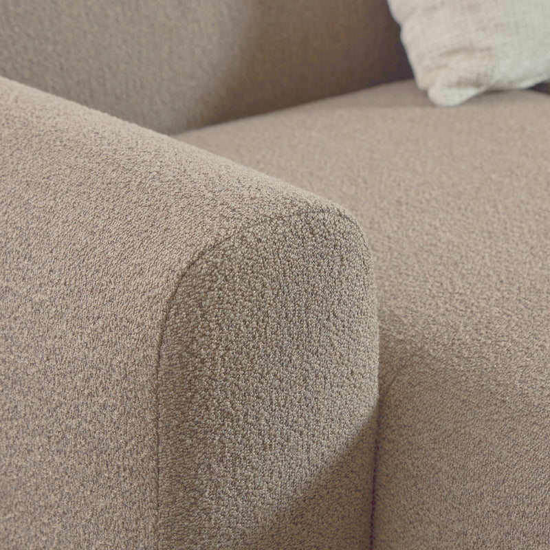 Midfield 2-Seater Chaiselongue Sofa LHF (Reversible Module) in Cona Boucle 1 Fabric, Base – Left-Hand – image 9