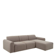 Midfield 2-Seater Chaiselongue Sofa LHF (Reversible Module) in Cona Boucle 1 Fabric, Base – Right-Hand – image 1