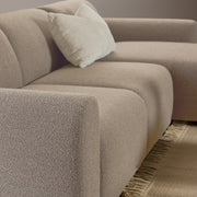 Midfield 2-Seater Chaiselongue Sofa LHF (Reversible Module) in Cona Boucle 1 Fabric, Base – Right-Hand – image 7