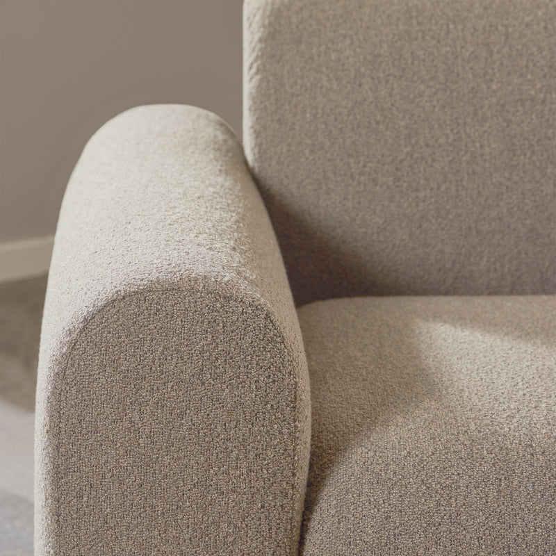 Midfield 2-Seater Chaiselongue Sofa LHF (Reversible Module) in Cona Boucle 1 Fabric, Base – Right-Hand – image 8