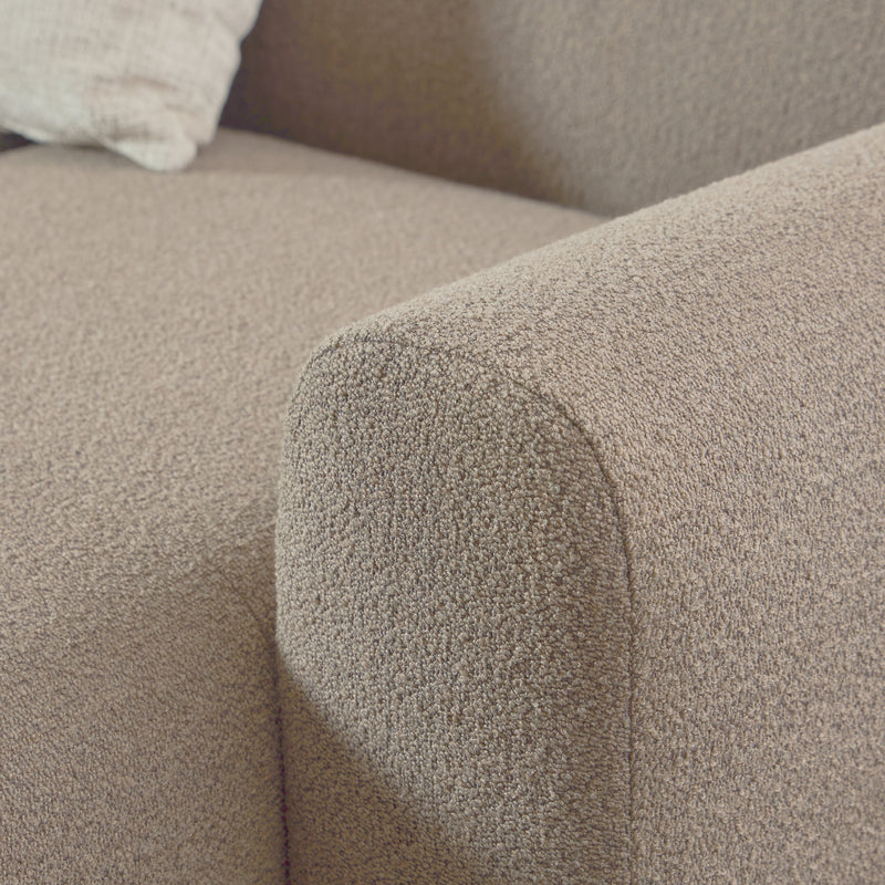 Midfield 2-Seater Chaiselongue Sofa LHF (Reversible Module) in Cona Boucle 1 Fabric, Base – Right-Hand – image 9