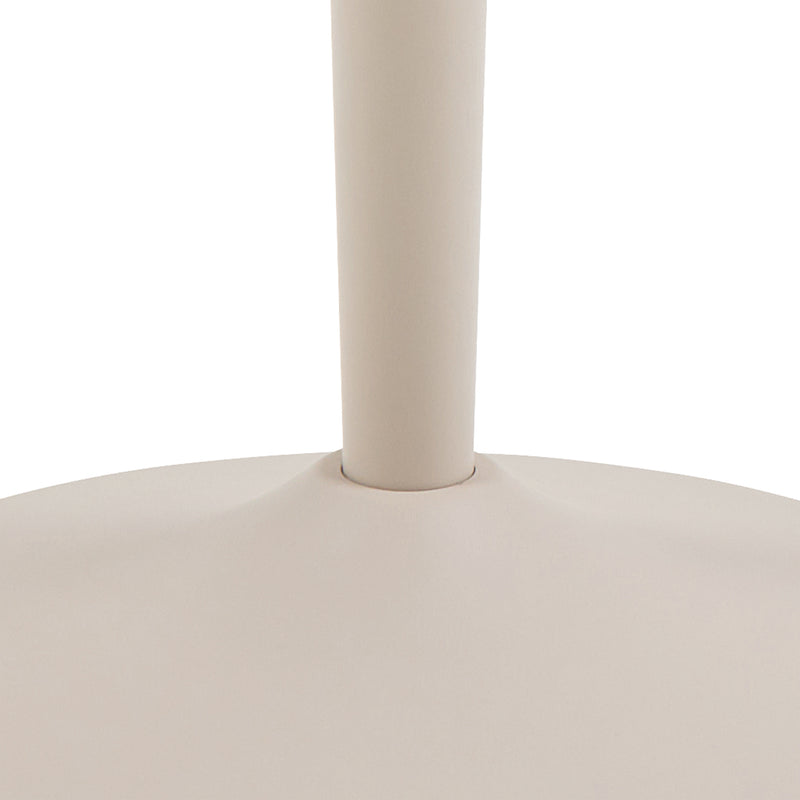 Malta Round Bar Table in Brown Ceramic with Grey Base – image 7