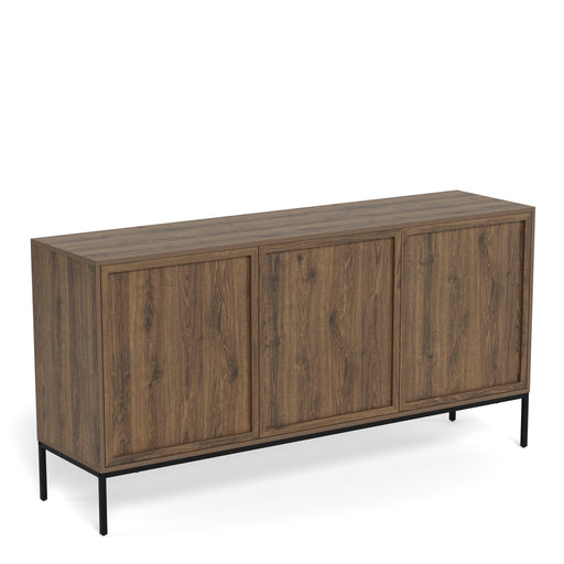 Palmdale Sideboard with 3 Doors in Smoked Oak – image 1