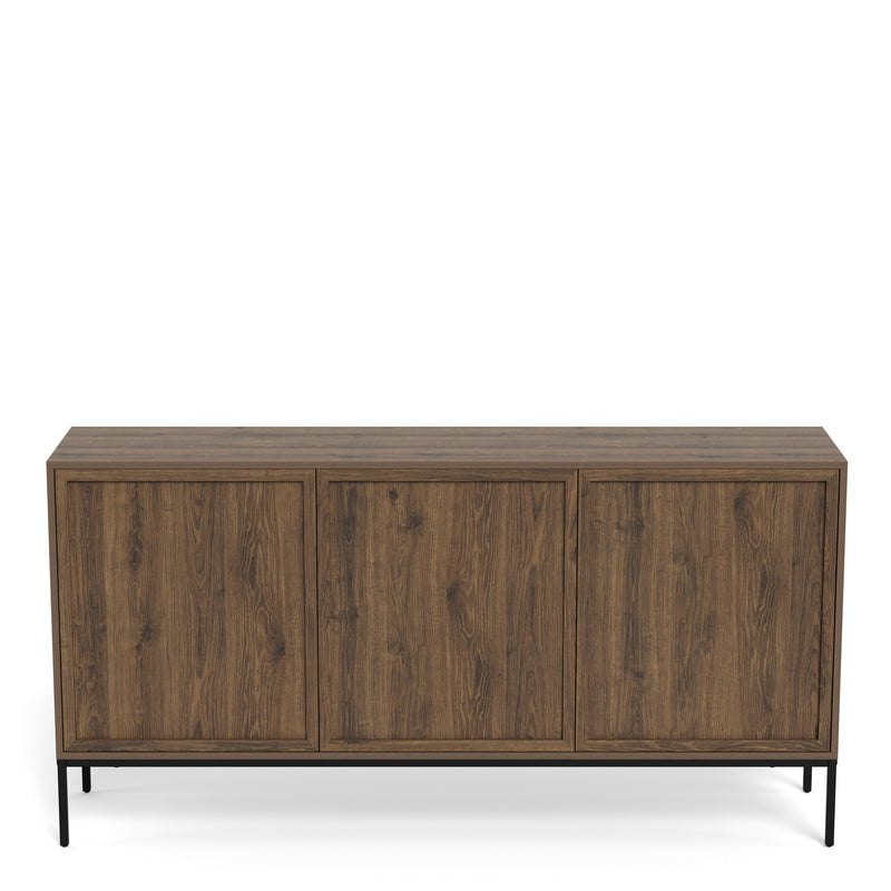Palmdale Sideboard with 3 Doors in Smoked Oak – image 2
