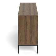 Palmdale Sideboard with 3 Doors in Smoked Oak – image 3