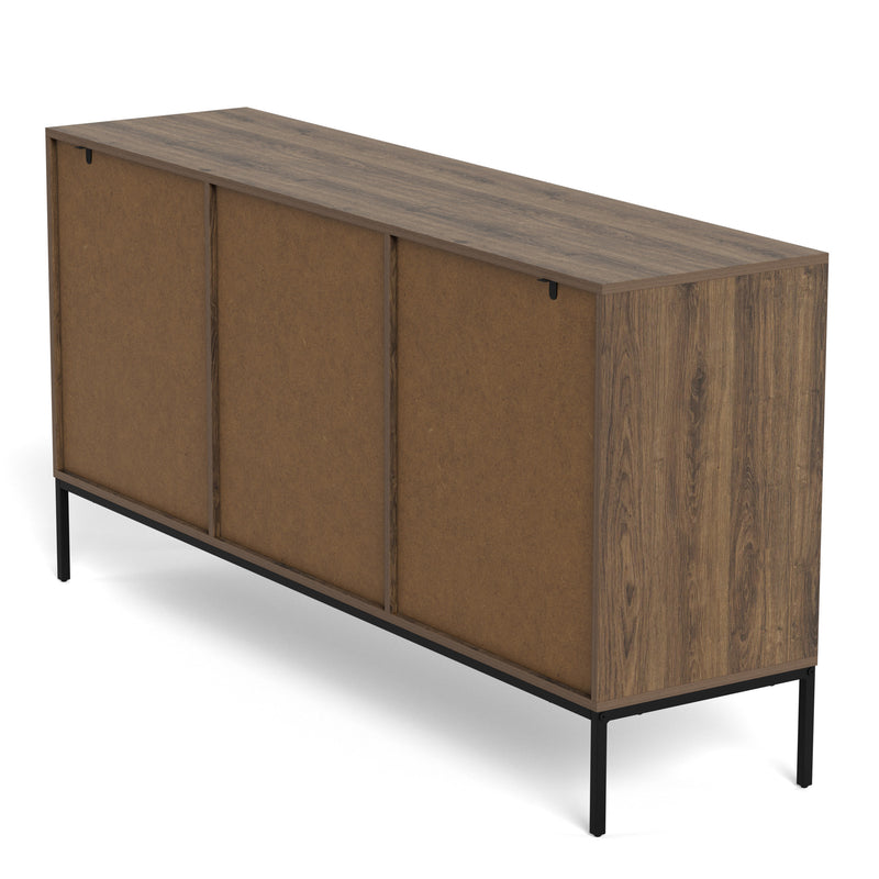 Palmdale Sideboard with 3 Doors in Smoked Oak – image 4