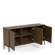 Palmdale Sideboard with 3 Doors in Smoked Oak – image 6